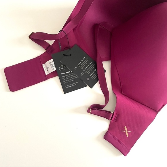 New Knix WingWoman Contour Bra in Winterberry 28DD, 30DD, 28E, 30E - Picture 4 of 11